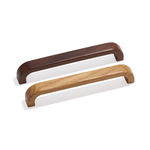 C222 - Oatley D Pull Timber Cabinet Handle
