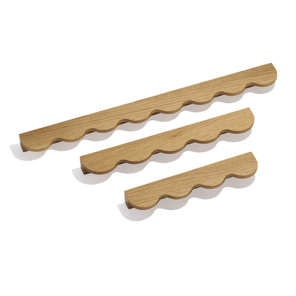C238 - Moana Wavy Timber Cabinet Handle