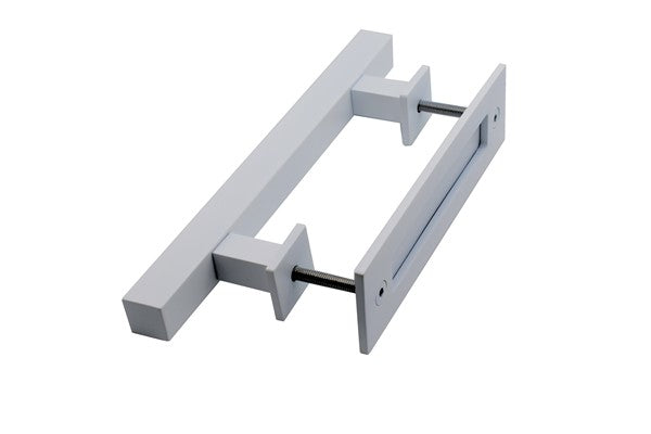 E51 - Square 300mm Barn Door Handle Set