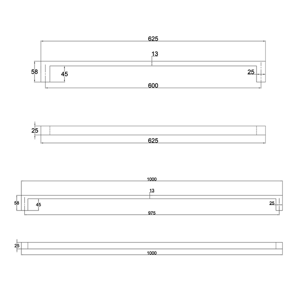 E79 - Mudjimba Brushed Stainless Steel Entrance Handle