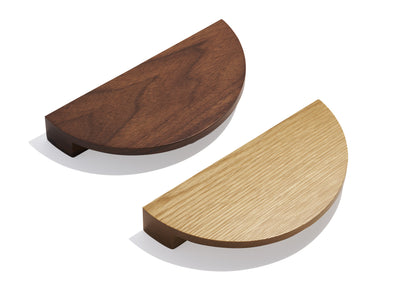 K151 - Hazelbrook Timber Half Moon Knob
