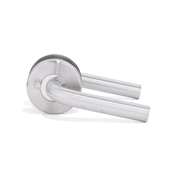 L1 - Hilton Brushed Stainless Steel Lever