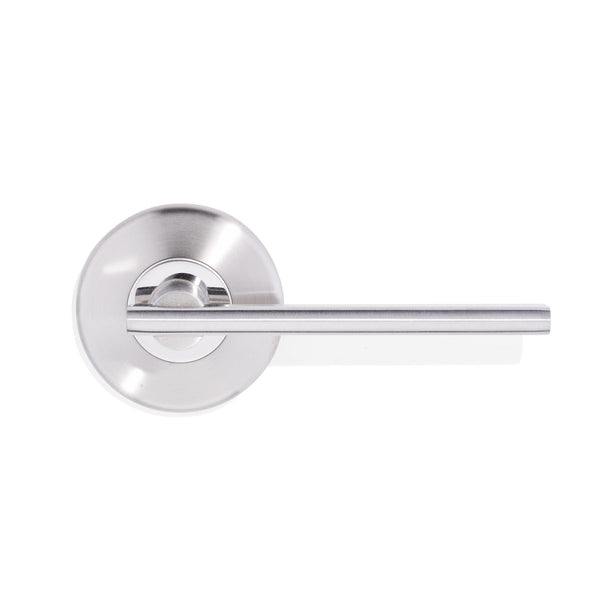 L4- Noosa Brushed Stainless Steel Lever