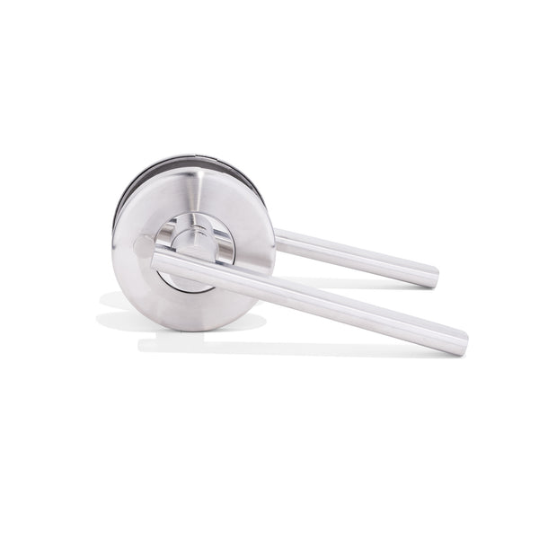 L4- Noosa Brushed Stainless Steel Lever