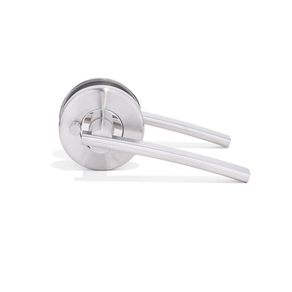 L5- Cairns Brushed Stainless Steel Lever