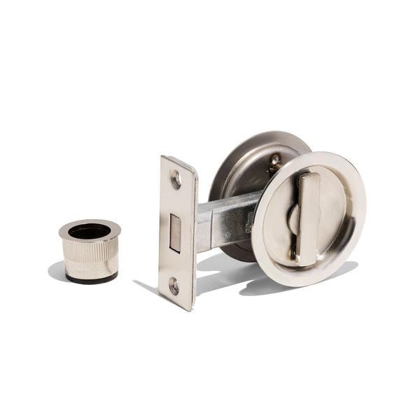 T1 - Round Cavity Sliding Door Privacy Lock Set