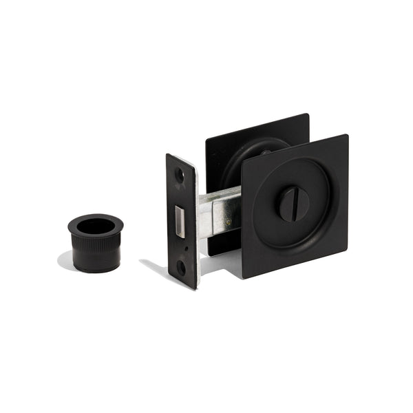 T2 - Square Cavity Sliding Door Privacy Lock Set