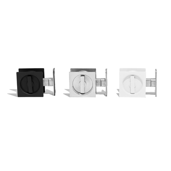 T2 - Square Cavity Sliding Door Privacy Lock Set
