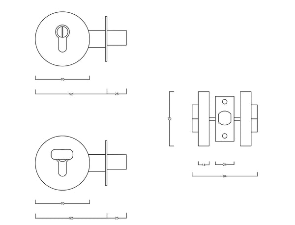 T58 - Single Deadbolt