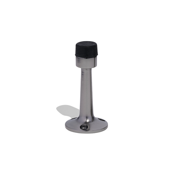 T96- Gunmetal Grey Rubber Tip Door Stop