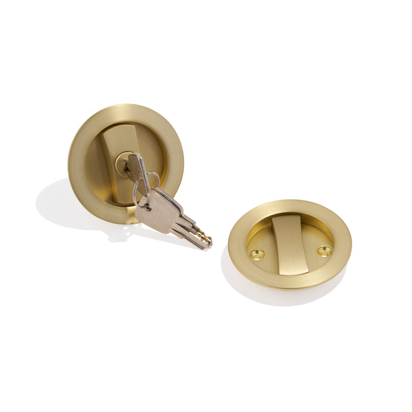 T98 - Round Sliding Cavity Door Key Set