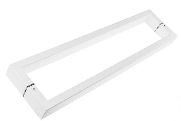 E35- New Mercury Satin White Entrance Pull Handle