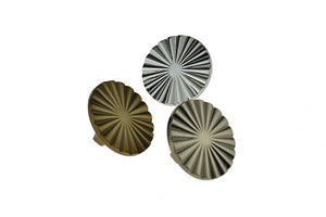 Antique Silver OR Matt Gold OR Chrome Round Knob Cabinet Knob (K106 Sunnybank)