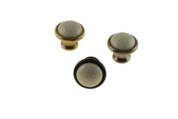 Antique-Silver_Crackled-White,-Black_Crackled-White-OR-Antique-Gold_Crackled-White-Porcelain-Crackled-White-Knob-Cabinet-Knob-(K117-Canterbury)
