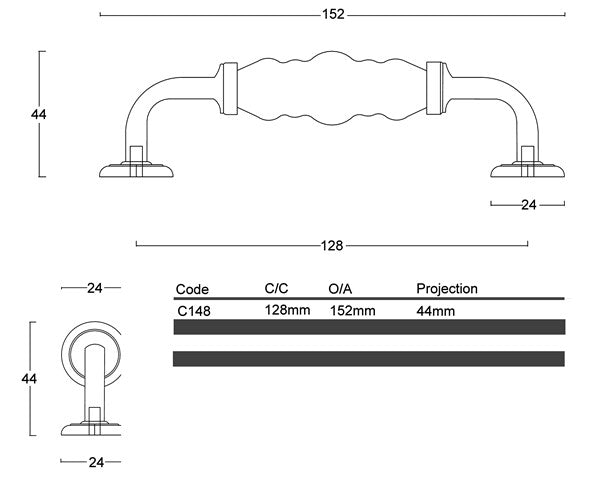 C148 - Country Style Handle