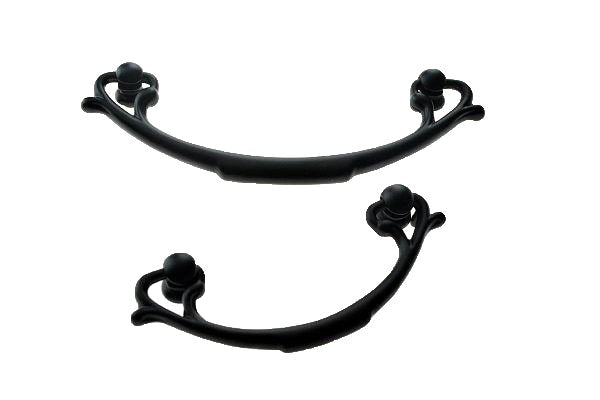 Black Slimline Elegant Drop Handle Cabinet Handle (C90 Liverpool Black Drop Handle )