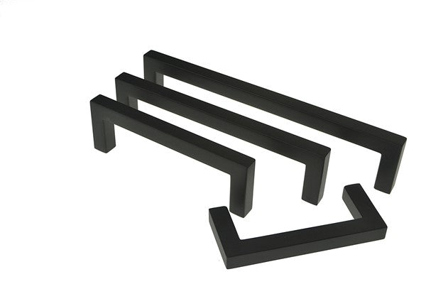 Black Square Handle Cabinet Handle (C164-BL Moreton Bay)