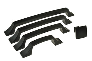 Black Square Handle with Tapered Legs Cabinet Handle (C171-BL Nedlands)