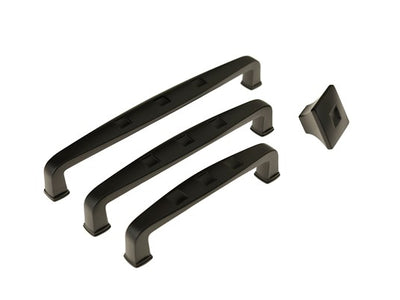 Black Stylish Tapered Bar Handle Cabinet Handle (C139-BL Aspley Handle)