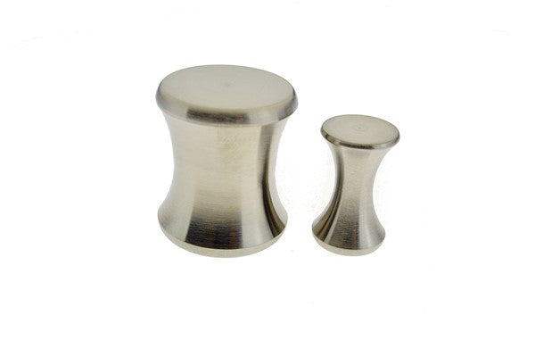 Brushed Stainless Steel Organic Knob Cabinet Knob (K71 Brunswick Knob)