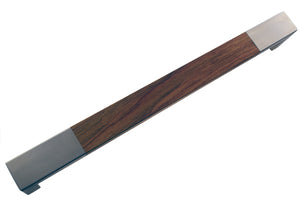 Brushed Stainless Steel Square Timber Handle Entrance Pull Handles (E10 Woodridge)