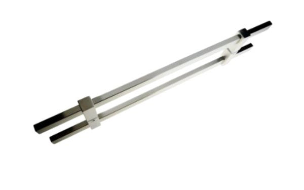 Brushed Stainless Steel Thin Square Bar Handle with adjustable legs Entrance Pull Handles (E9-Brendale)