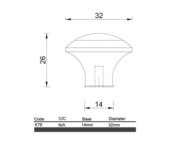 Diagram Antique Copper Decorative Round Knob Cabinet Knob (K76 Armidale Knob)