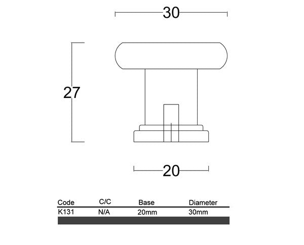 K131 - Auchenflower Knob