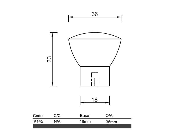 K145 - Yokine Timber Knob