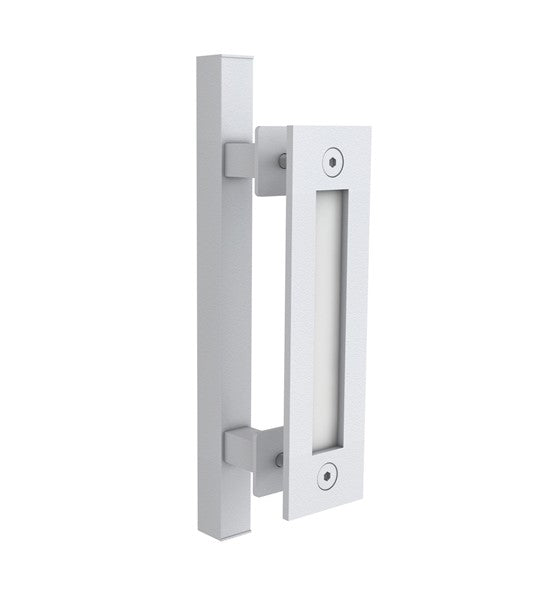 E75 – Square 300mm Barn Door Handle Set