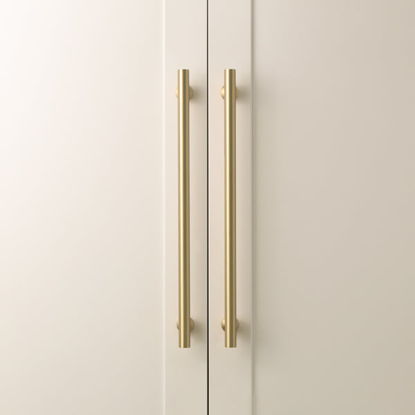 C242 - Brass Franklin Appliance Pull