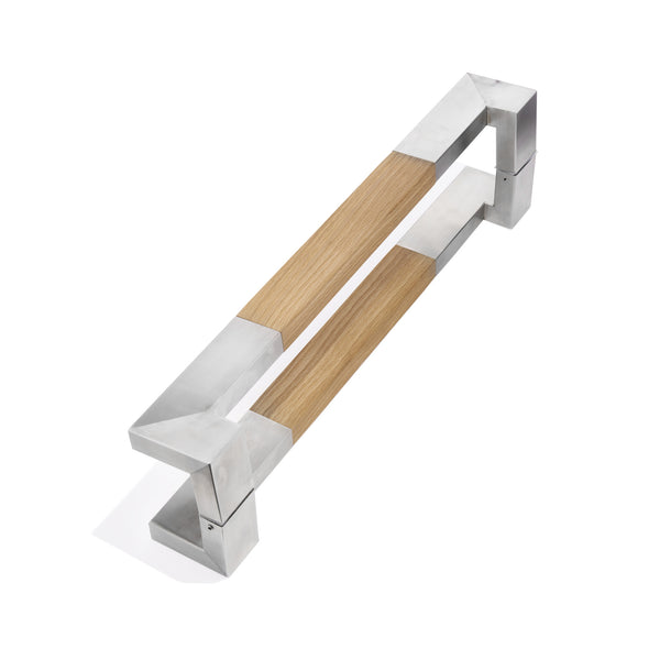 E3- Hollywood Offset Designer Timber Entrance Pull Handle