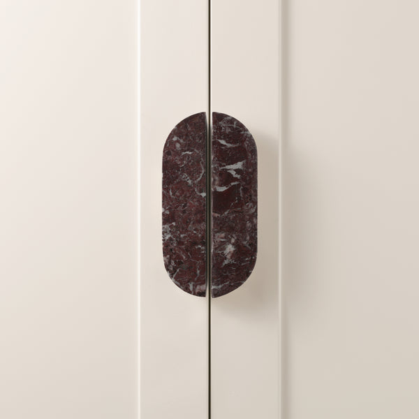 C253 - Red Mani Half Arch Cabinet Handle