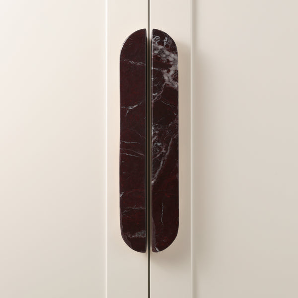 C253 - Red Mani Half Arch Cabinet Handle