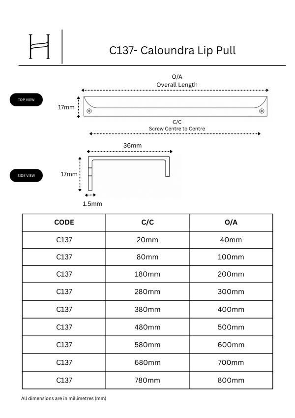C137- Caloundra Lip Pull
