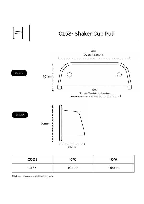 C158- Shaker Cup Pull