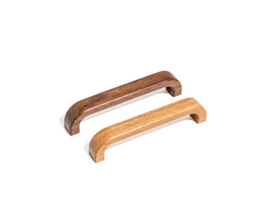 C222 - Oatley D Pull Timber Cabinet Handle