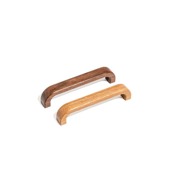 C222 - Oatley D Pull Timber Cabinet Handle