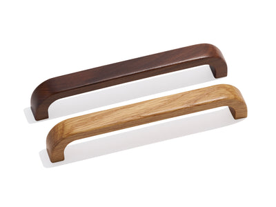 C222 - Oatley D Pull Timber Cabinet Handle