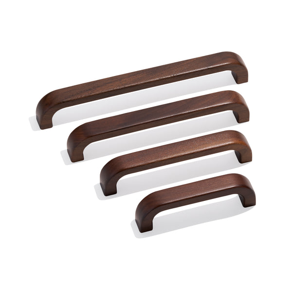 C222 - Oatley D Pull Timber Cabinet Handle