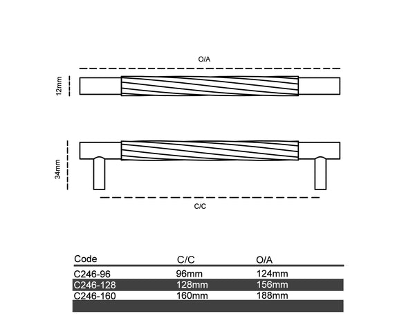 C246 - Lexia Cabinet Handle