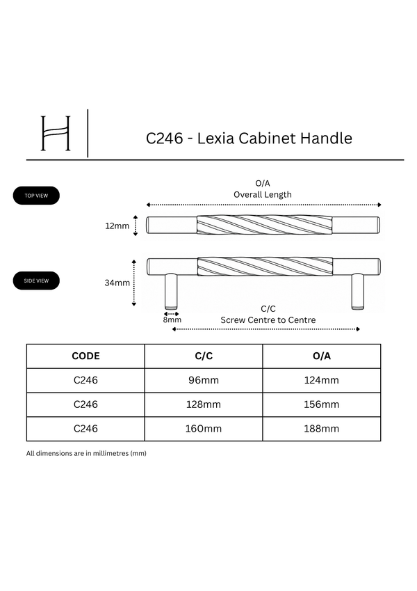 C246 - Lexia Cabinet Handle