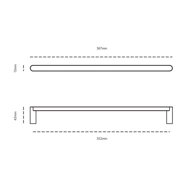 C250 - Brass Trevallyn Appliance Pull