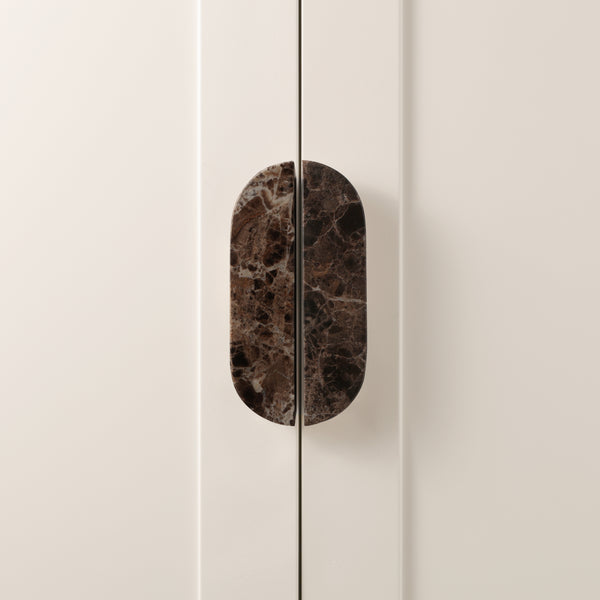 C253 - Brown Mani Half Arch Cabinet Handle