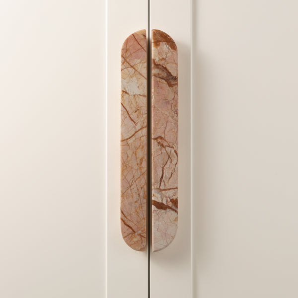 C253 - Pink Mani Half Arch Cabinet Handle