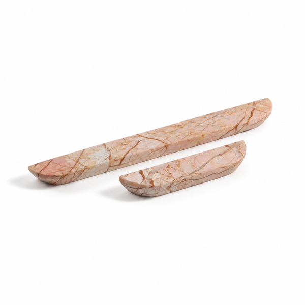 C253 - Pink Mani Half Arch Cabinet Handle
