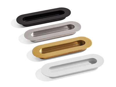 C52- Oval Sliding Door Flush Pull