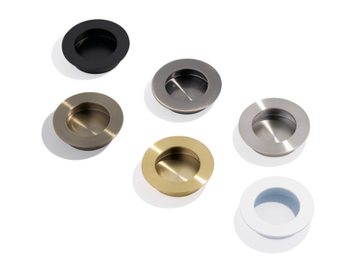 C55- Large Round Sliding Door Flush Pull