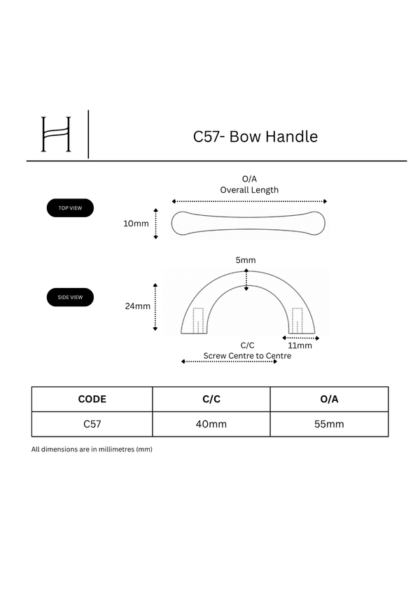 C57- Bow Handle