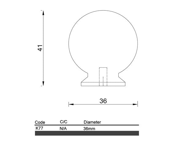 K77- Large Adelaide Knob
